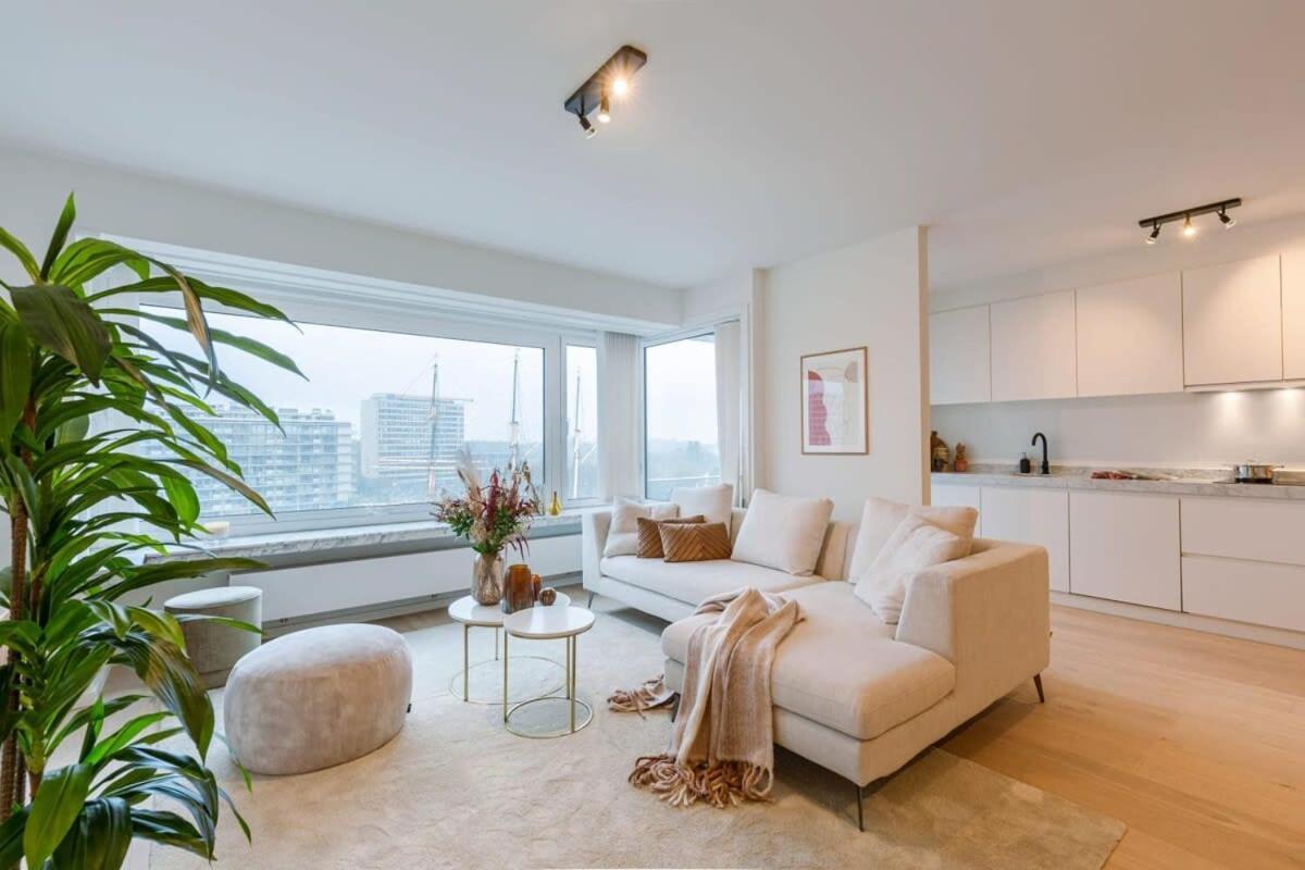 Huswell - Luminous Family Apartment With Magnificent View Ostend Exterior photo